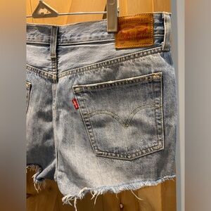 vintage Levi's 501 high-rise jean shorts